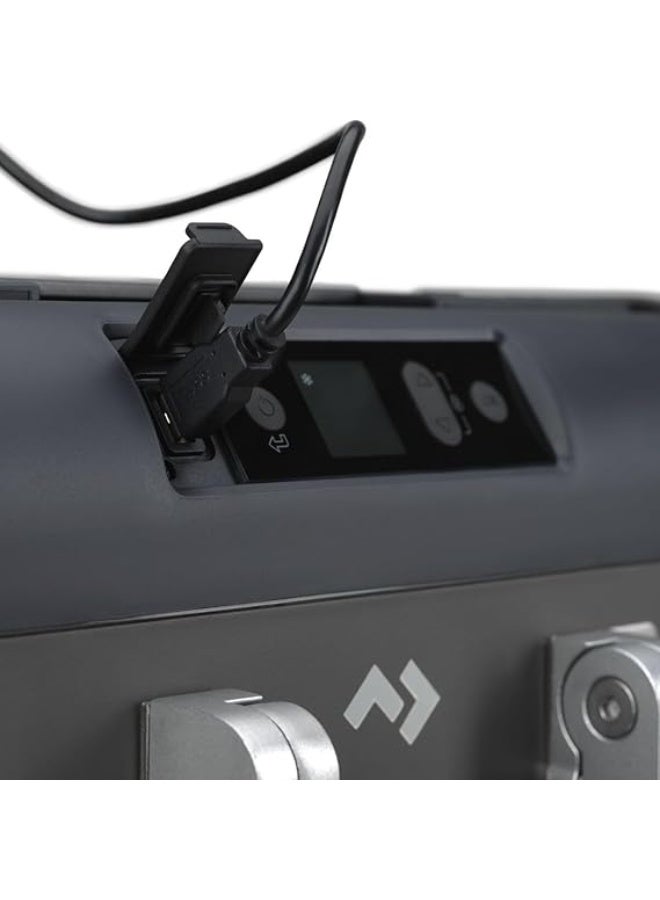 دوميتك دومتيك CFX5 45 – صندوق تبريد ضاغط محمول بسعة 45 لتر – يعمل على 12/24 فولت و240 فولت – صندوق تبريد كهربائي/فريزر للسيارة – ثلاجة صغيرة للشاحنات والقوارب والمنازل المتنقلة - Image 4